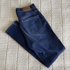 Madewell Jeans Women’s Size 27 Blue Dark Wash 10” High-Rise Skinny Stretch Denim